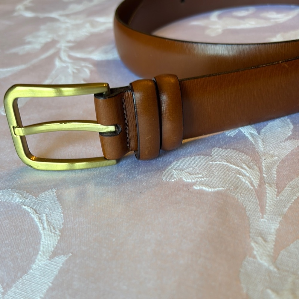 Perry Ellis Calfskin Belt NEW